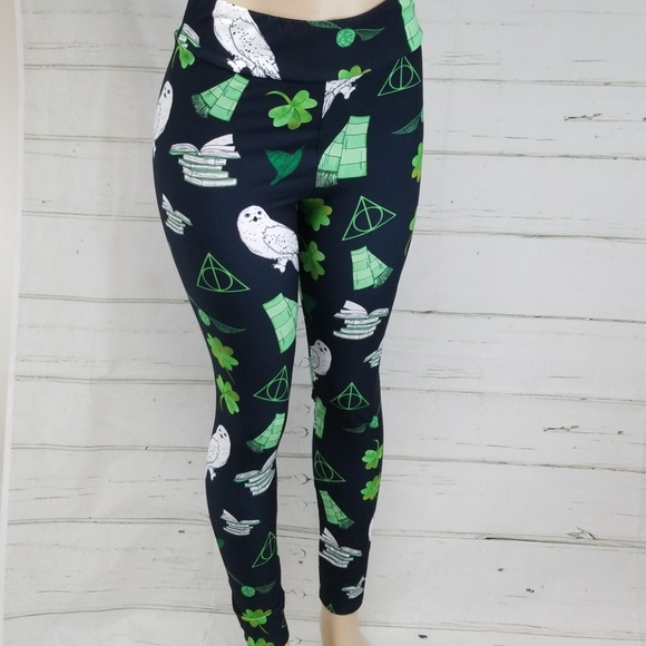 Custom St Patricks Day Potter Leggings - Picture 1 of 3